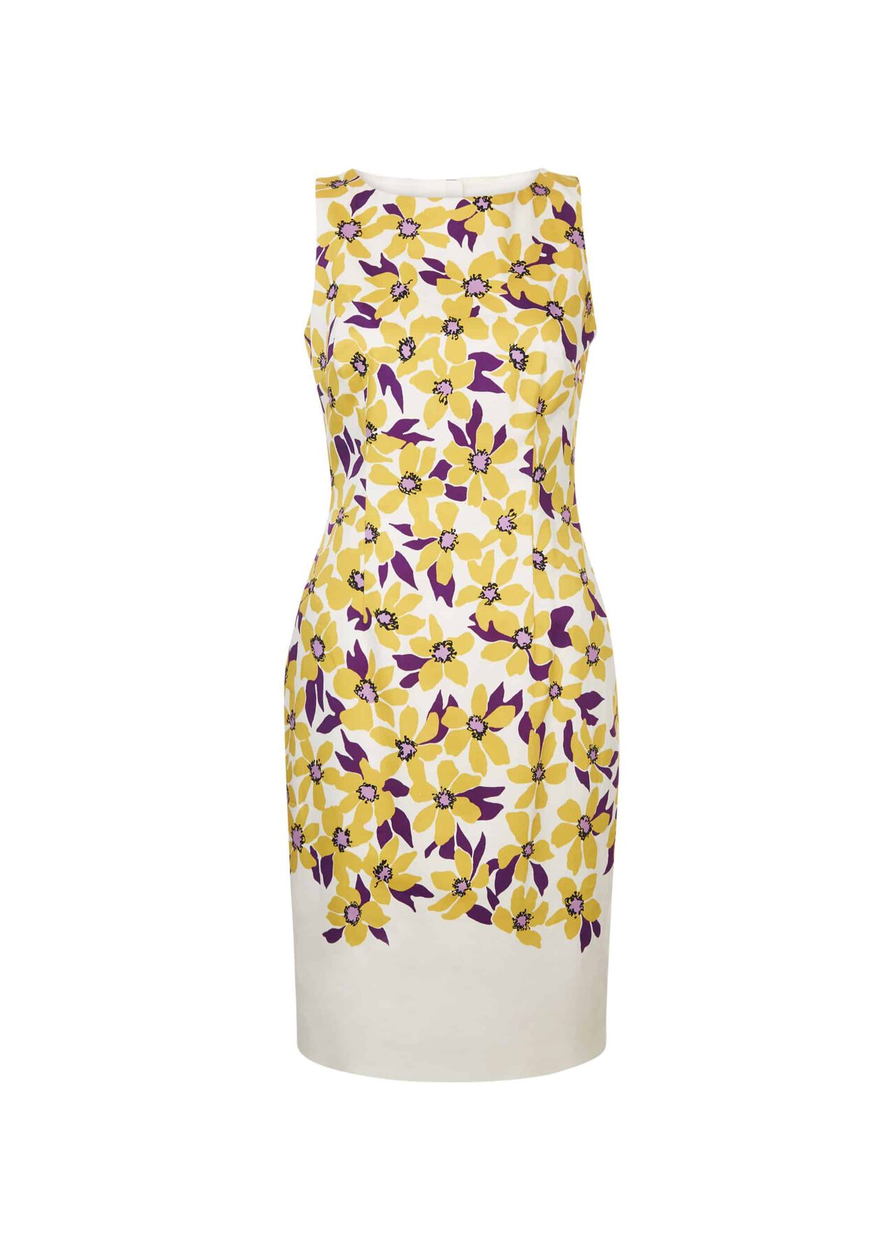 Fiona Dress Ivory Multi