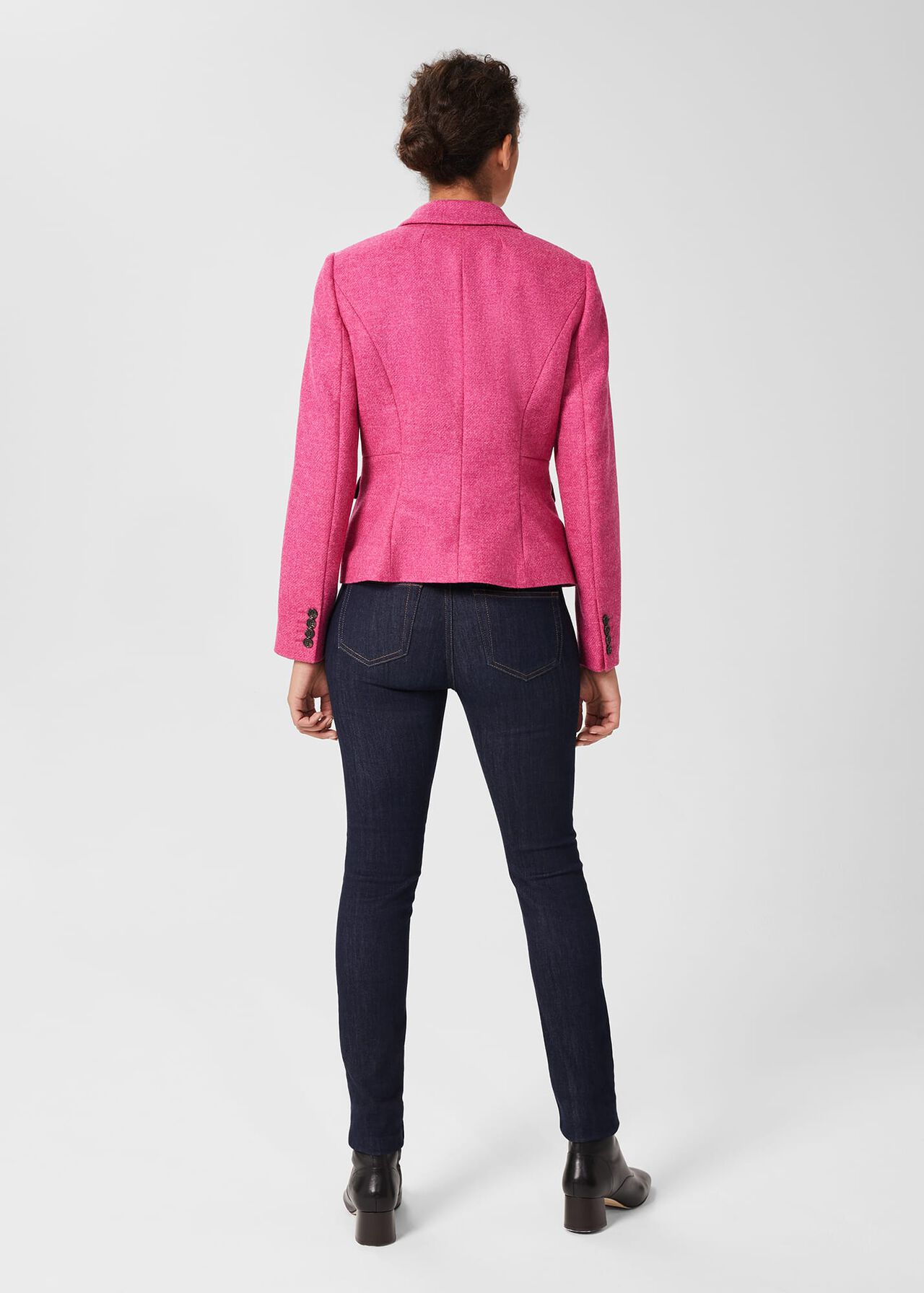 Hackness Wool Jacket, Pink, hi-res