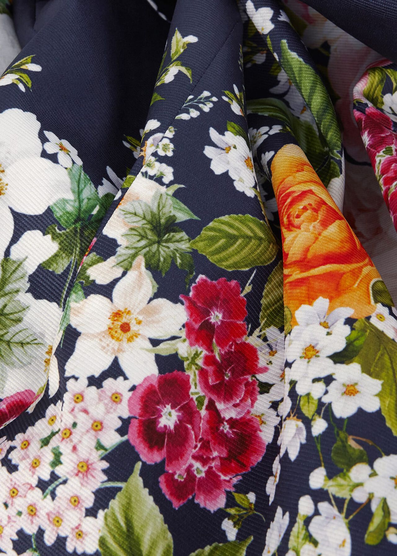 Moira Floral Shift Dress, Navy Pink, hi-res