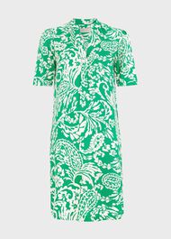 Lucille Dress, Green Ivory, hi-res