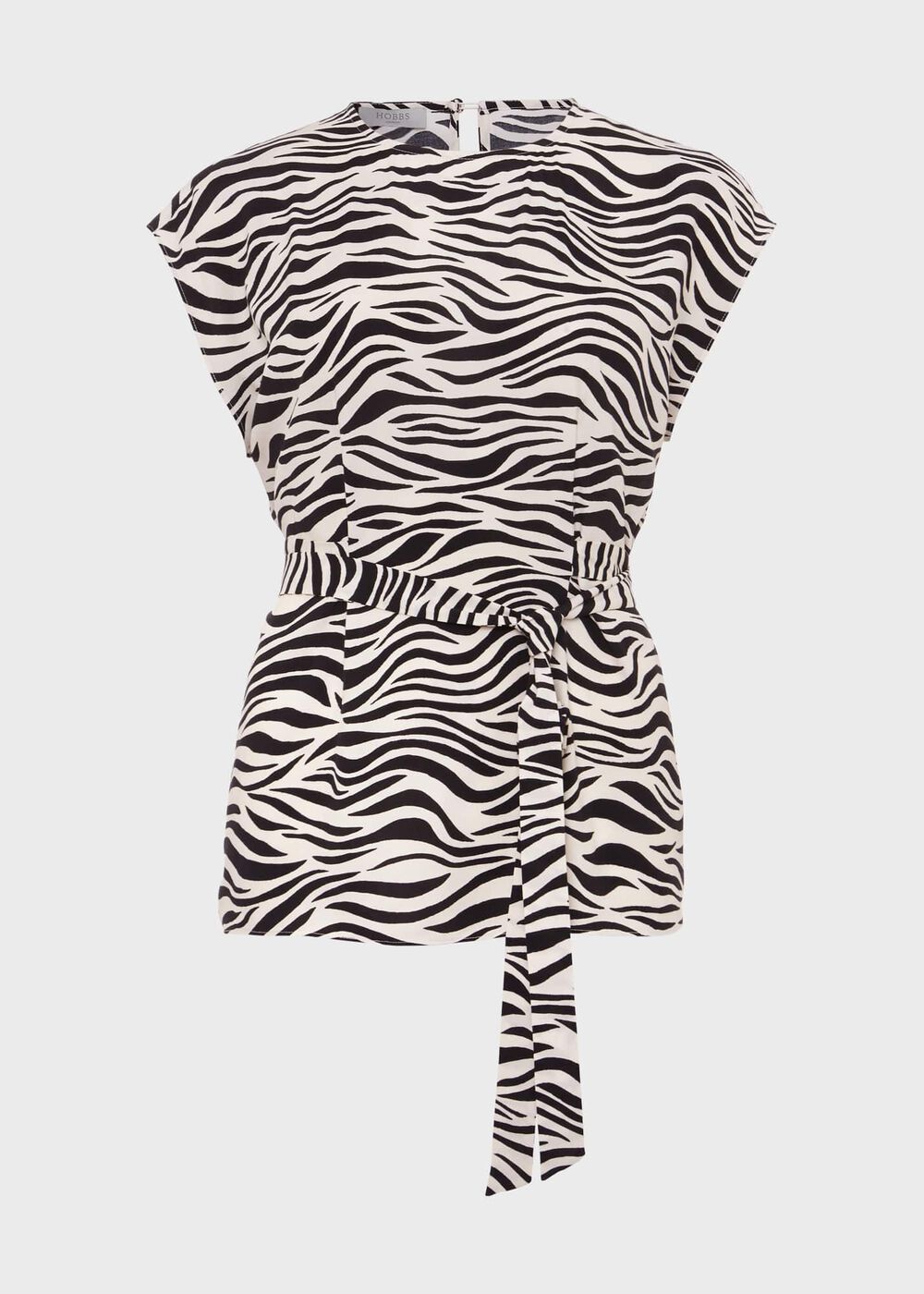Yacine Top, Cream Black, hi-res