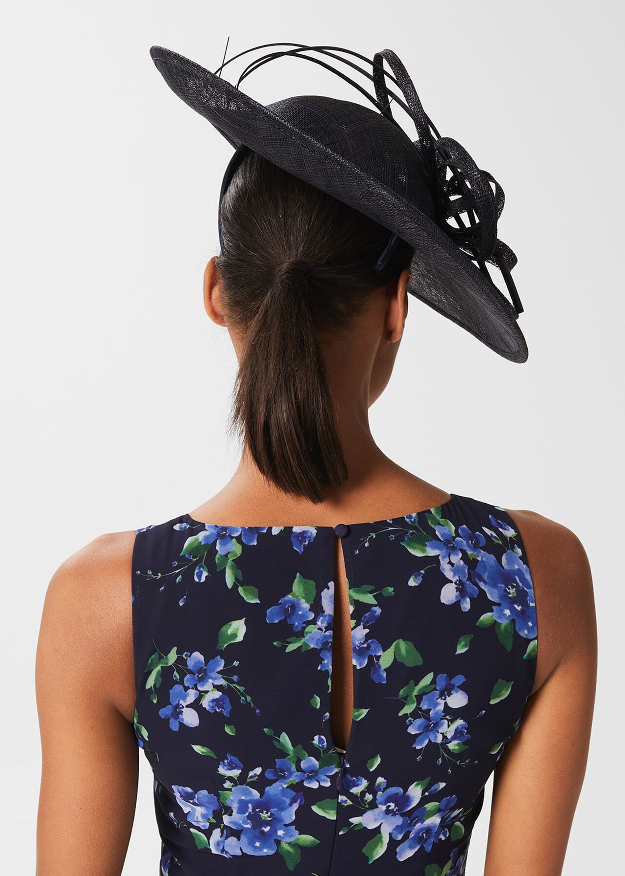Harriet Fascinator, Midnight, hi-res
