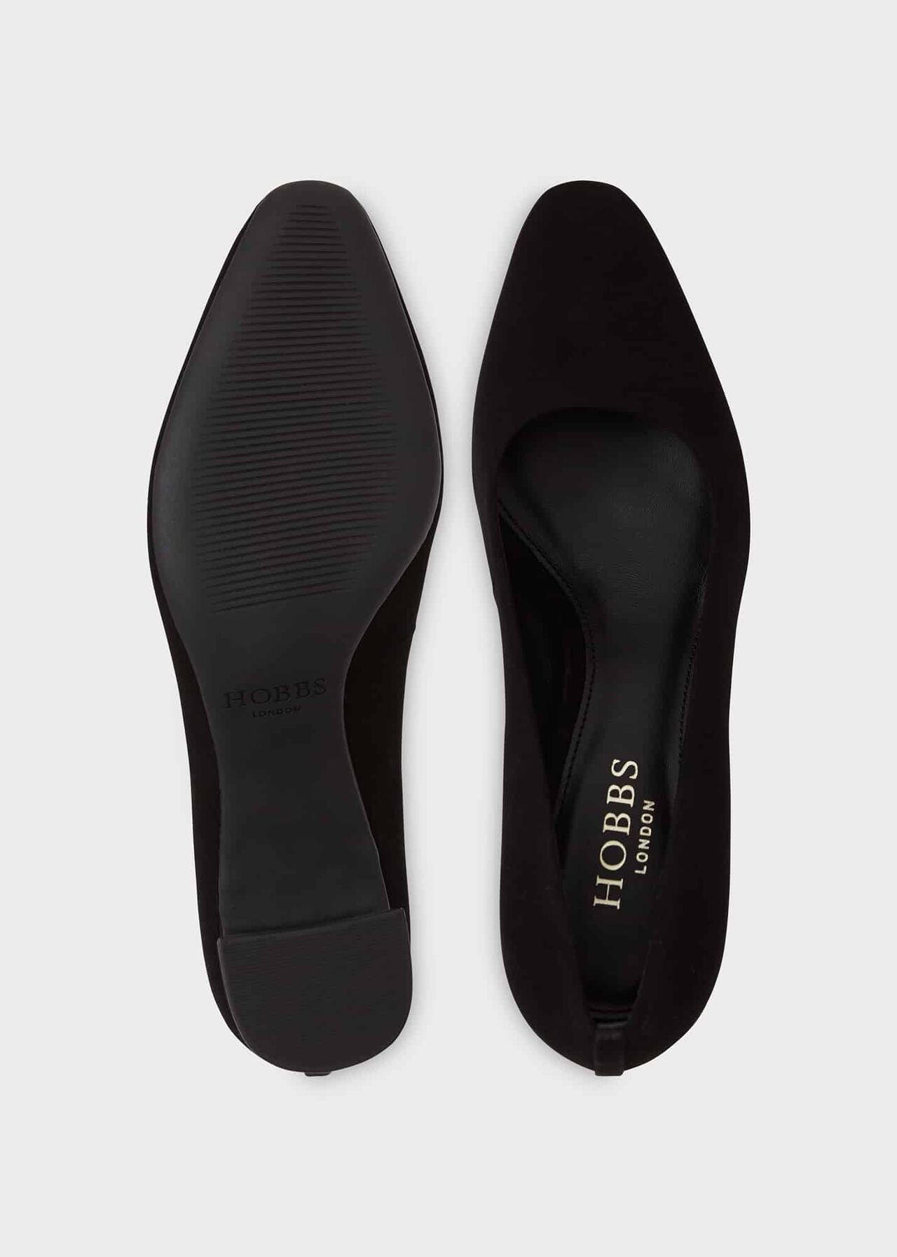 Clemmi Court Shoes, Black, hi-res