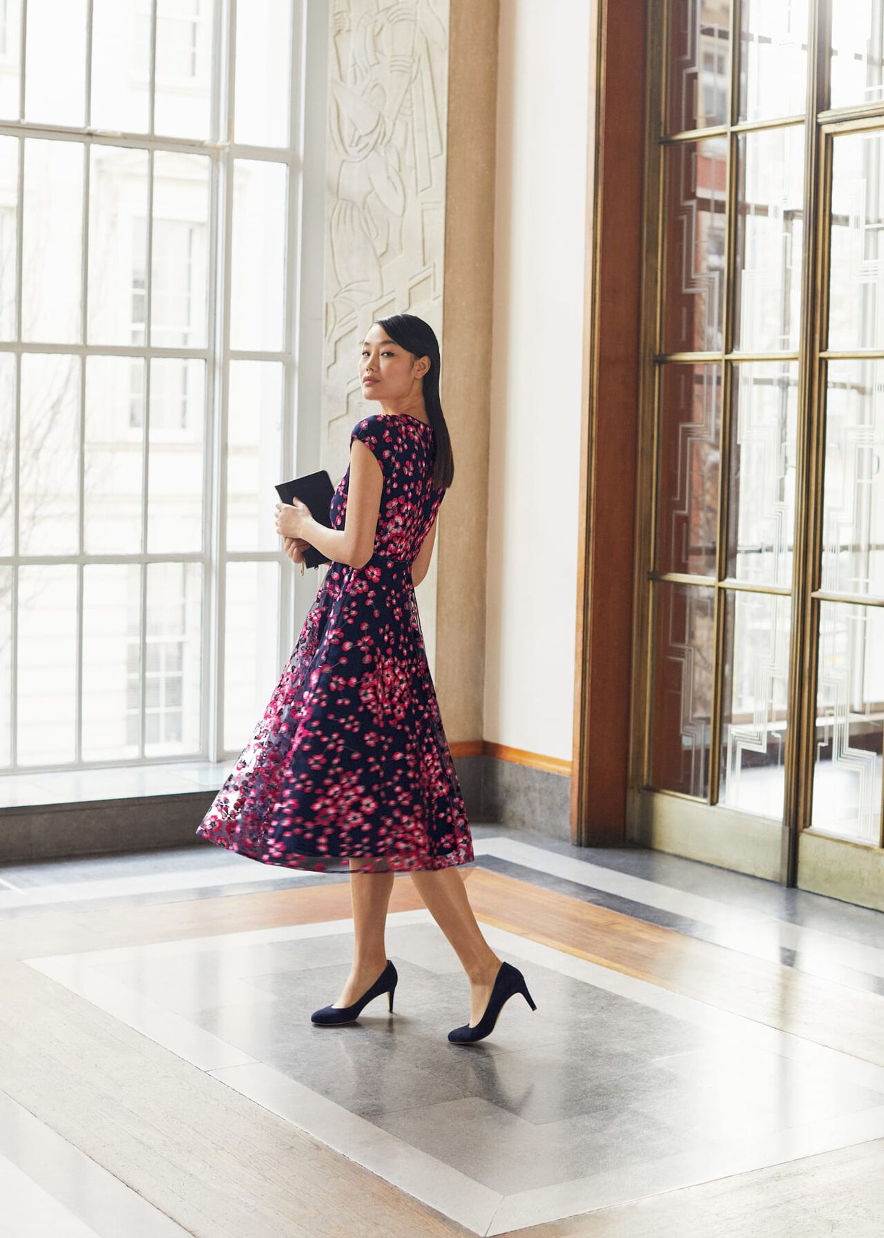 Tia Dress - Brick