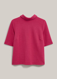 Tali Textured Top, Berry Pink, hi-res