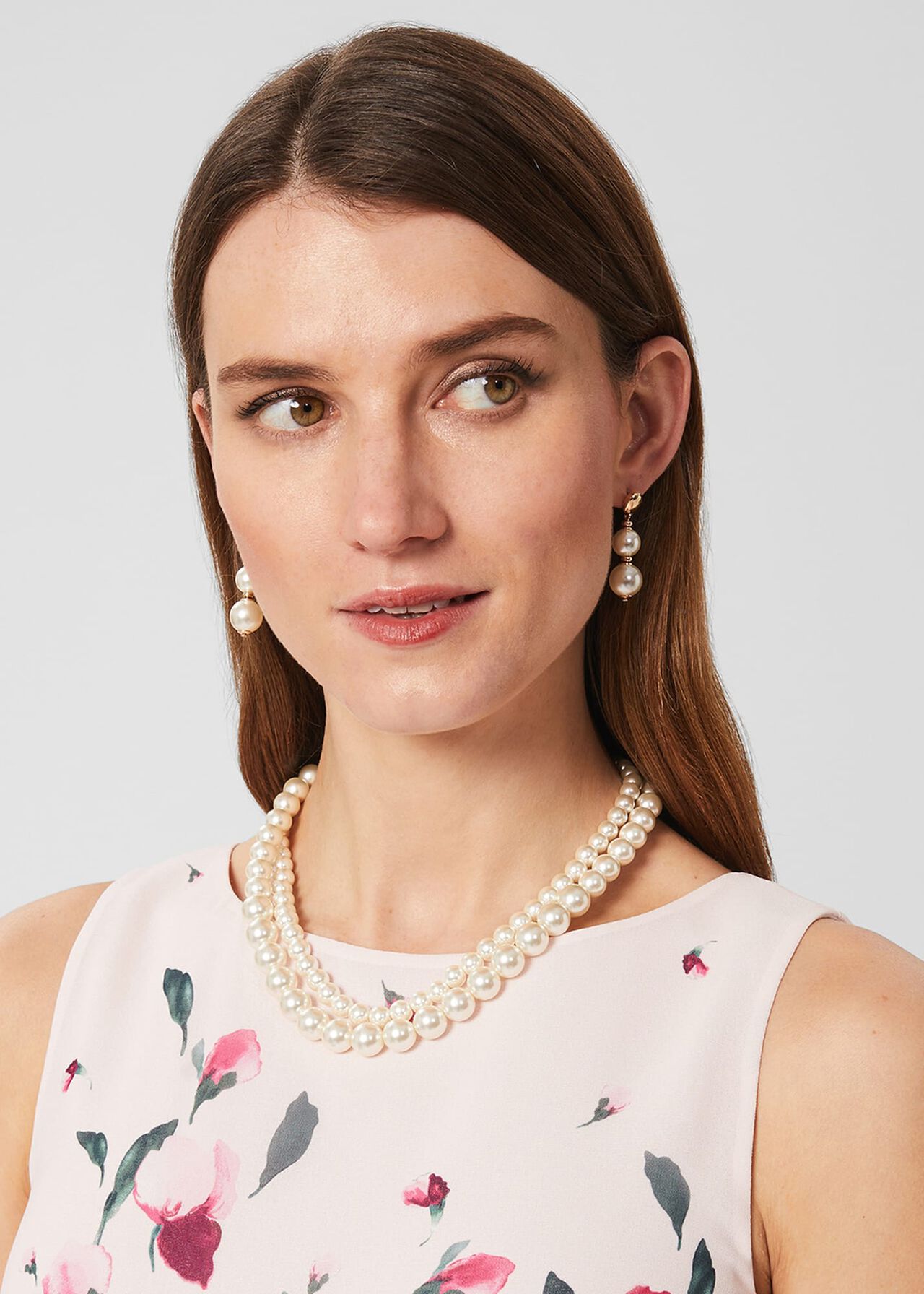 Clarissa Necklace, Gold, hi-res