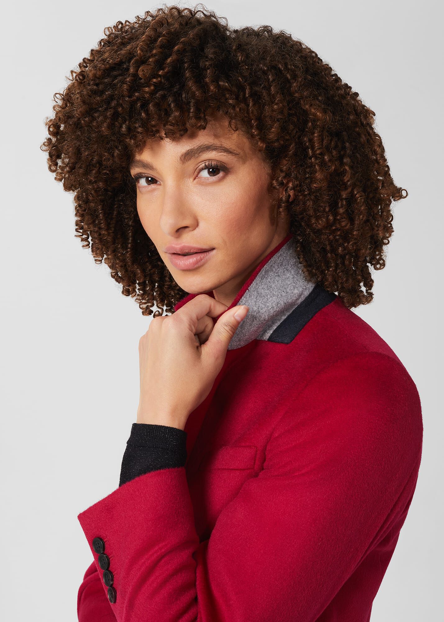 Hobbs pink tilda coat hotsell
