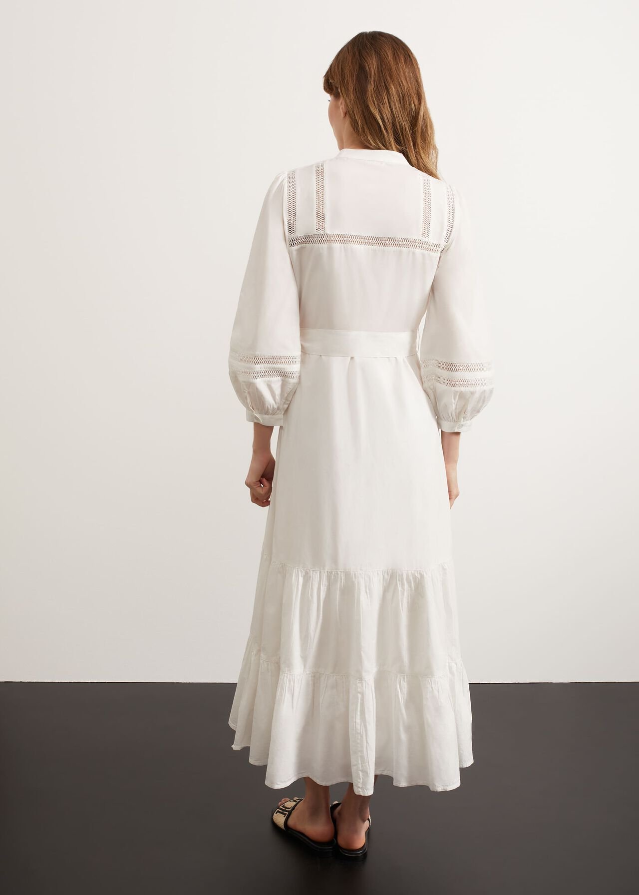 Selset Dress, White, hi-res