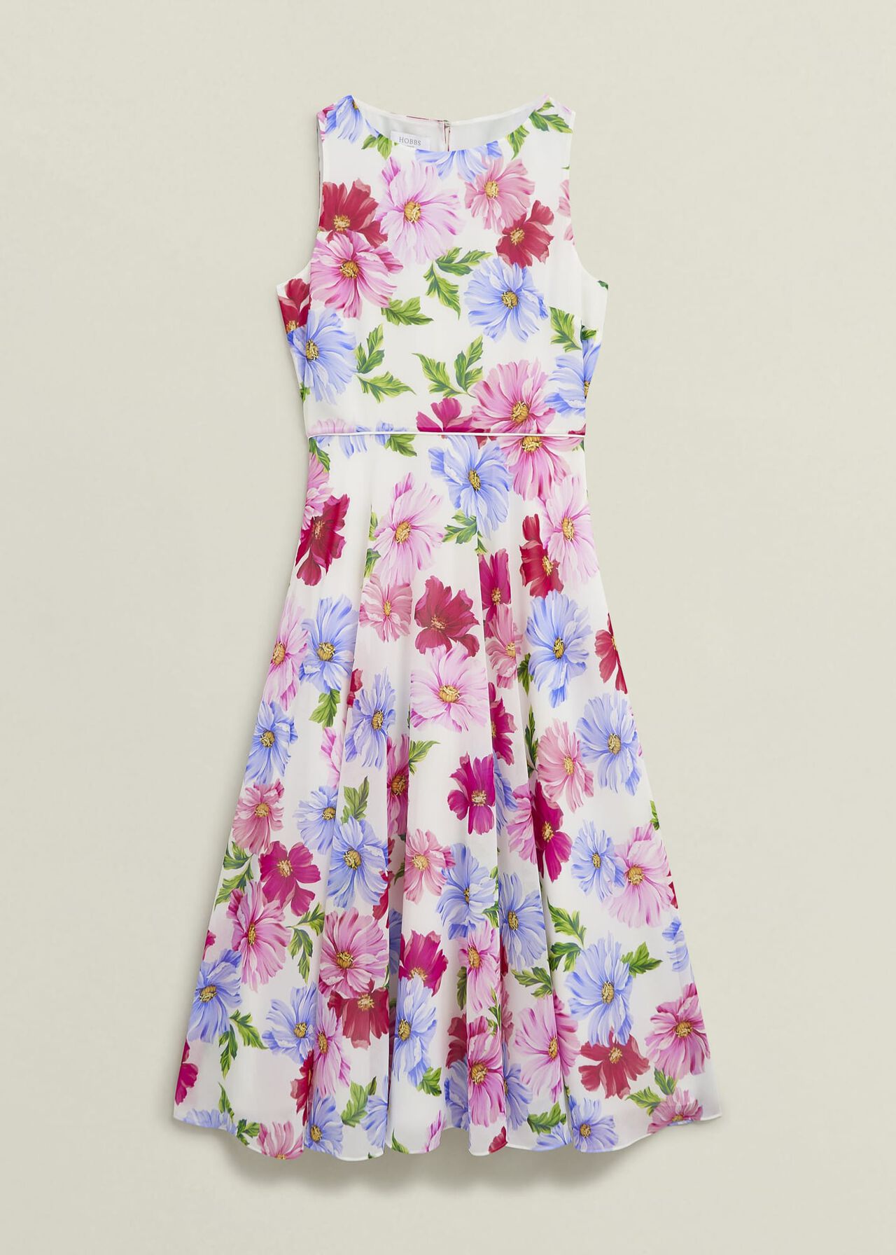 Carly Dress, Ivory Multi, hi-res