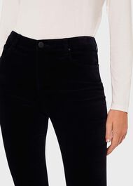 Marianne Velvet Skinny Jeans With Stretch, Midnight, hi-res