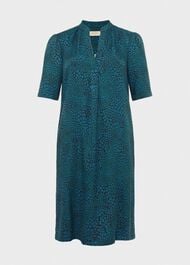 Lucille Dress, Navy Aegean, hi-res