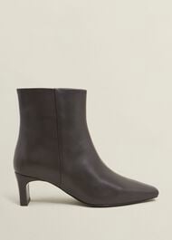 Isla Ankle Boots, Chocolate Brown, hi-res