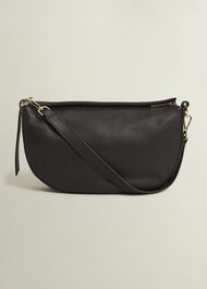 Chiswick Leather Shoulder Bag, Black, hi-res