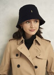 Zuri Reversible Hat, Black Camel, hi-res