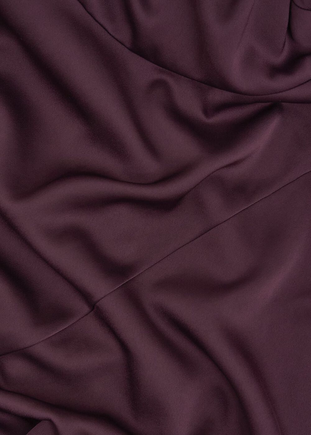 Agnes Satin Tie Dress, Onyx Red, hi-res