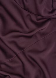 Agnes Satin Tie Dress, Onyx Red, hi-res