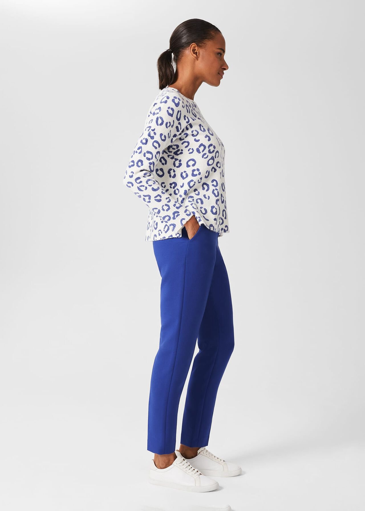 Suki Slim Trousers, Cobalt Blue, hi-res