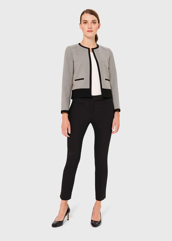 Petite Sienna Houndstooth Jacket