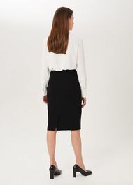 Alva Pencil Skirt, Black, hi-res