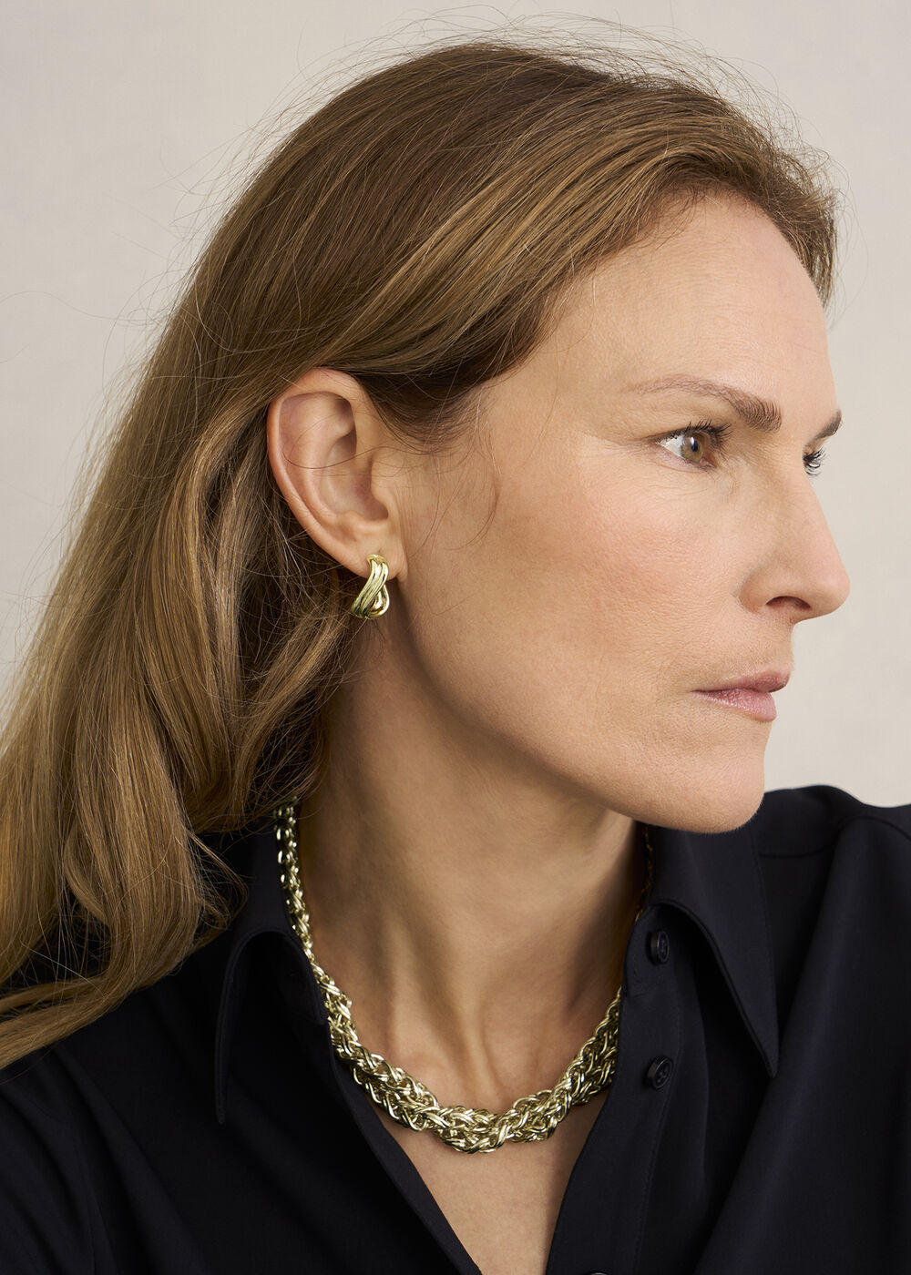 Devina Earring, Gold, hi-res