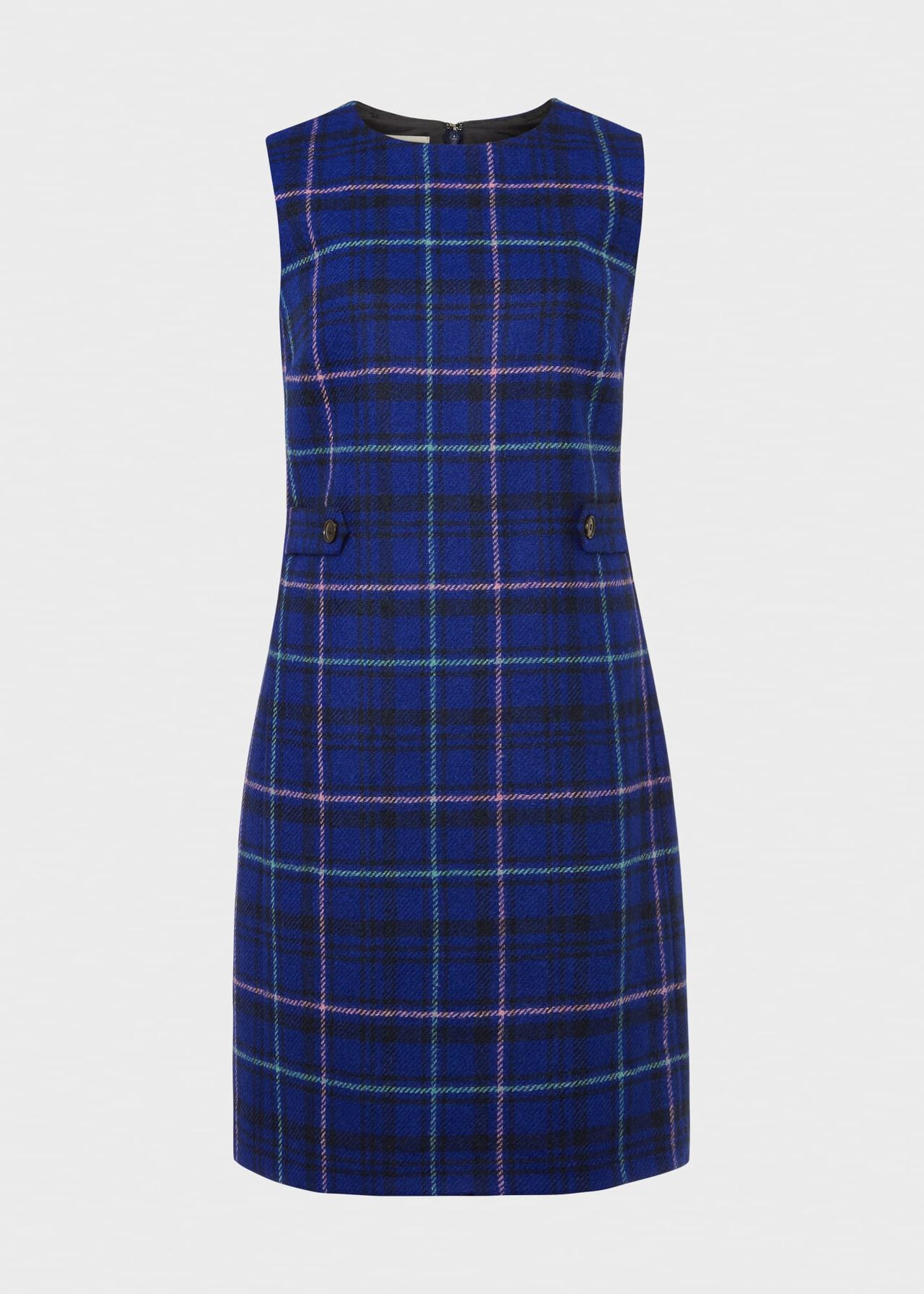 Emberly Wool Dress, Cobalt Multi, hi-res