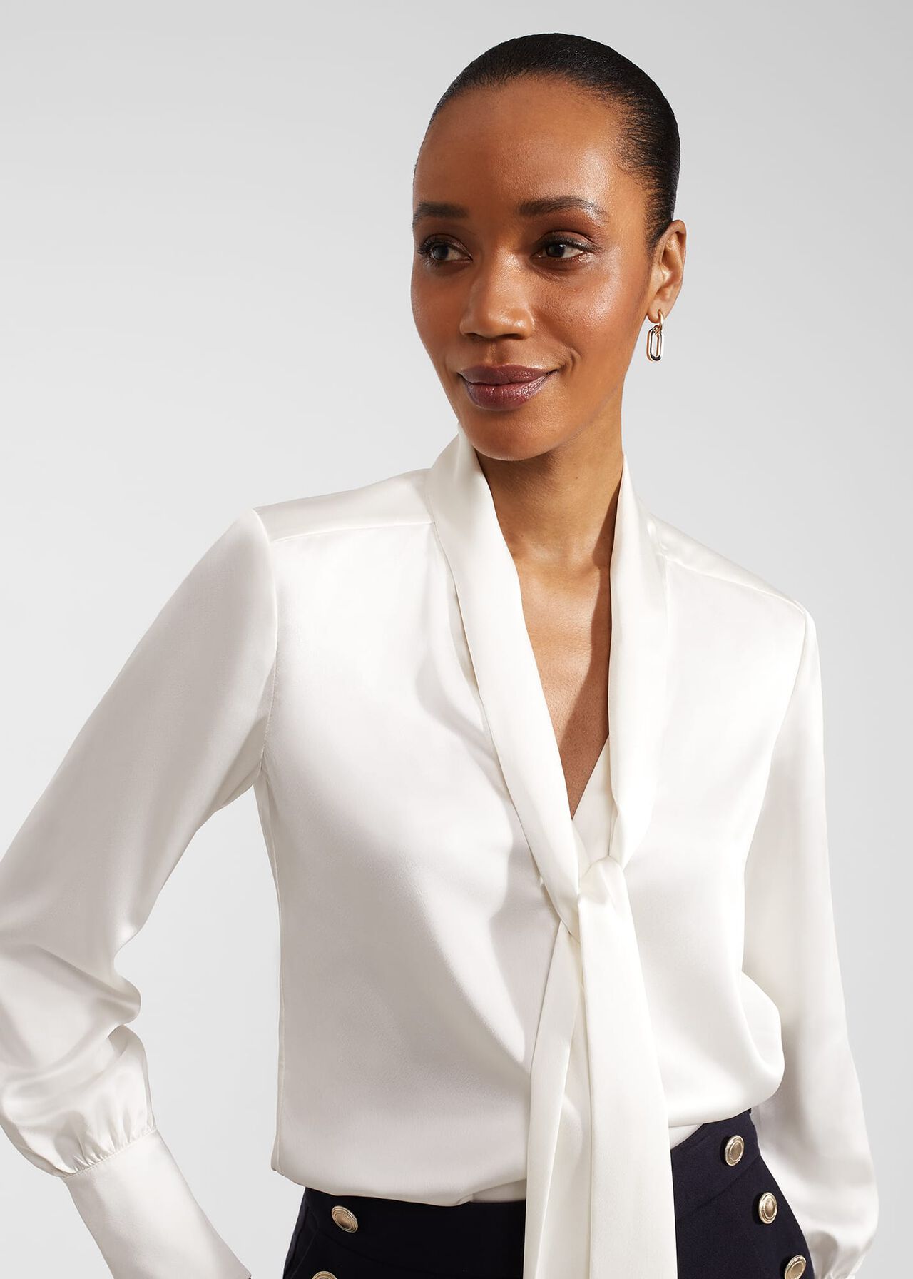 Lawson Blouse, Ivory, hi-res