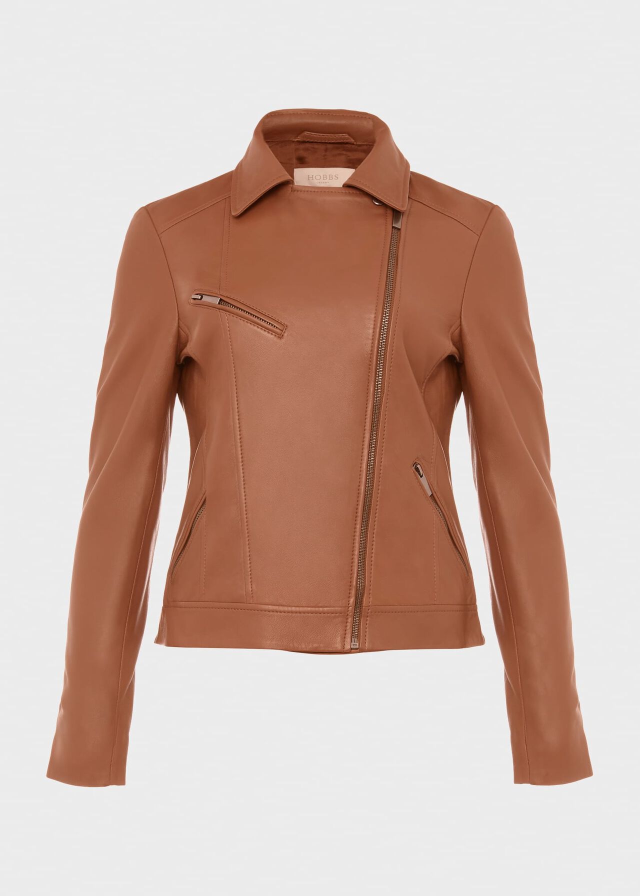 Dakota Leather Jacket, Tan, hi-res