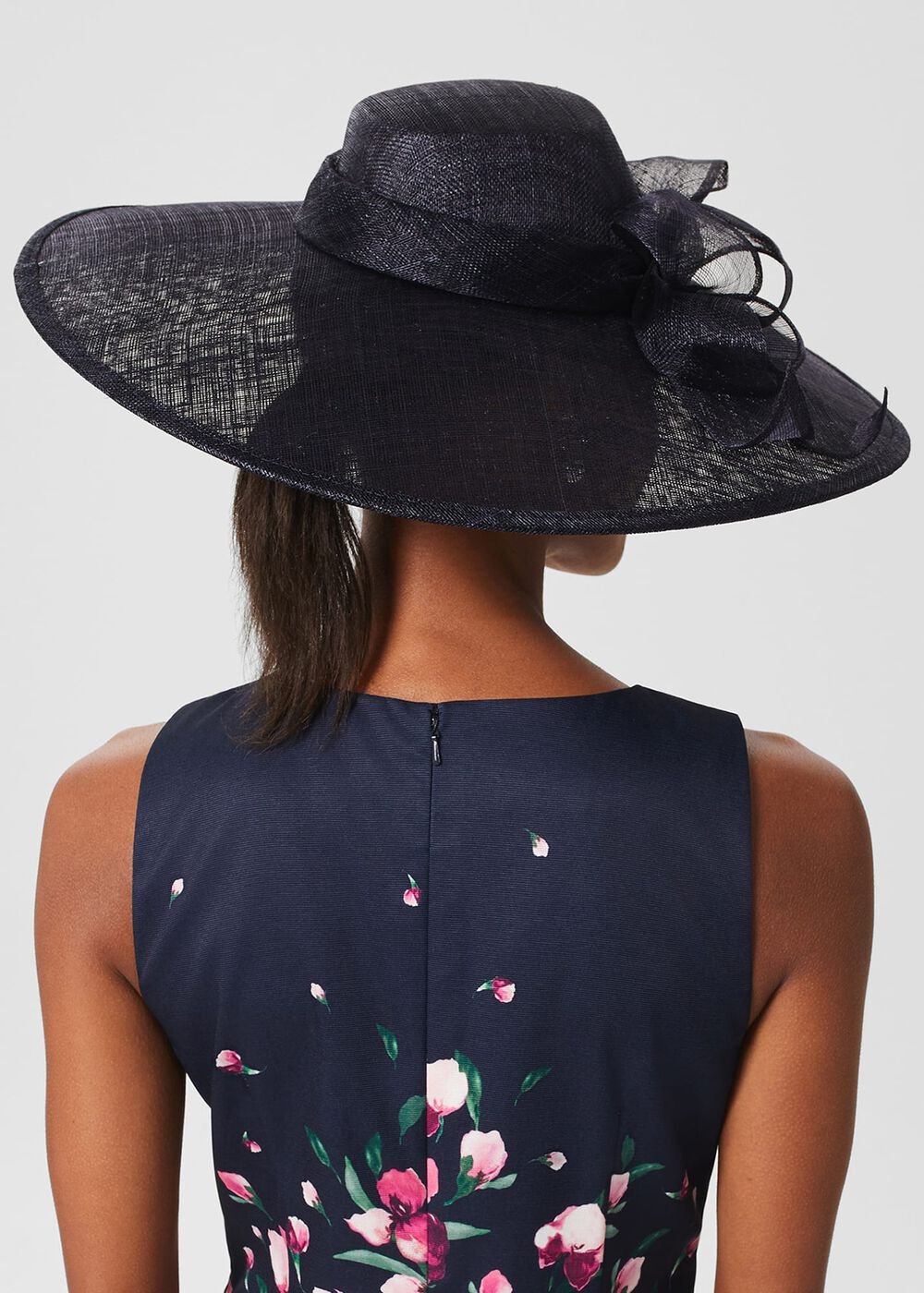 Nicola Fascinator, Midnight, hi-res