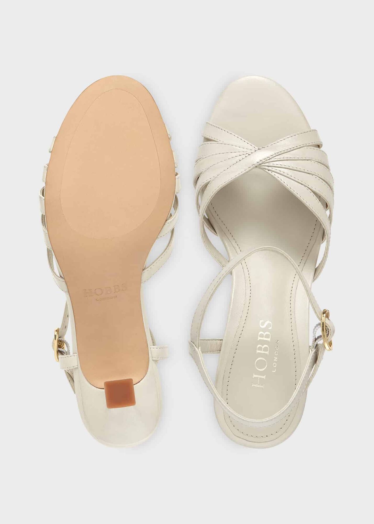 Lacey Sandal, Ivory, hi-res