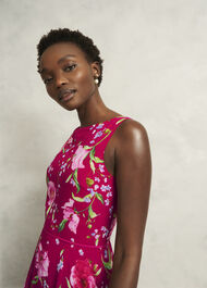 Petite Carly Dress, Pink Multi, hi-res