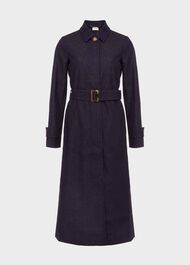 Carrie Denim Trench, Indigo, hi-res