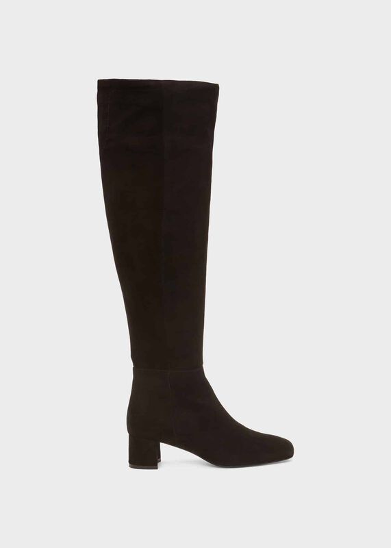 Khloe Leather Over Knee Boots