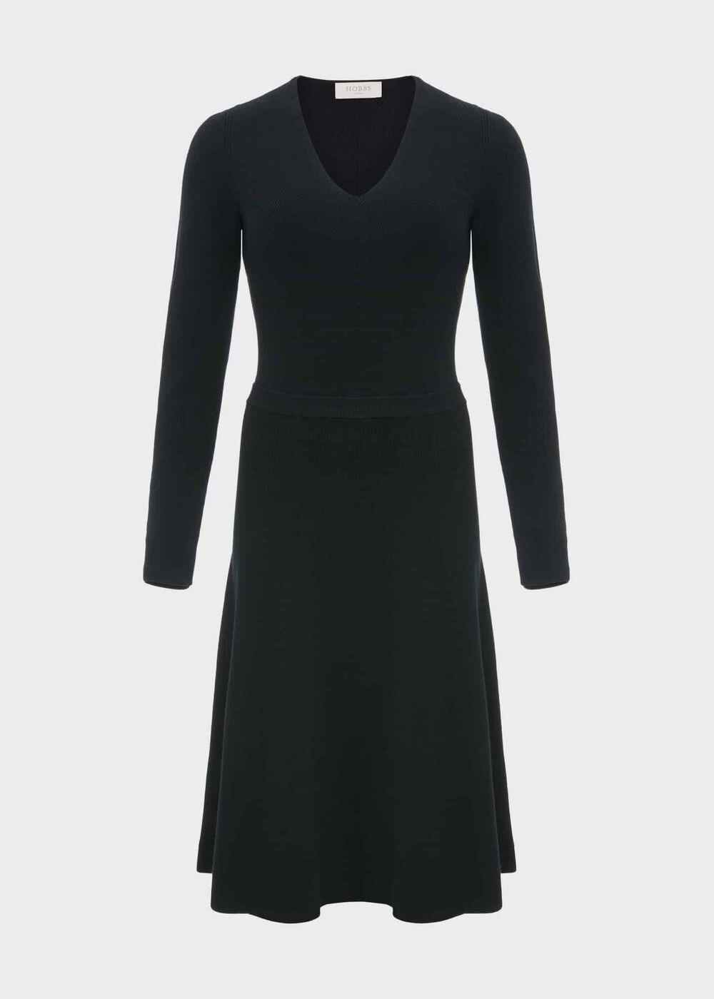 Joy Knitted Dress, Forest Green, hi-res