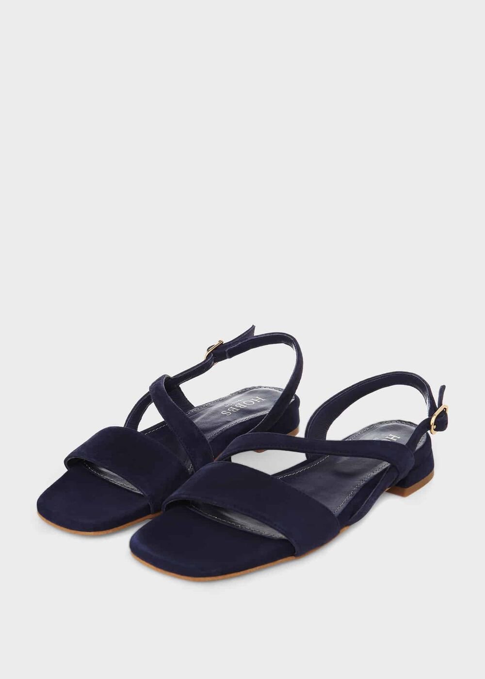 Mila Flat Sandal, Midnight, hi-res
