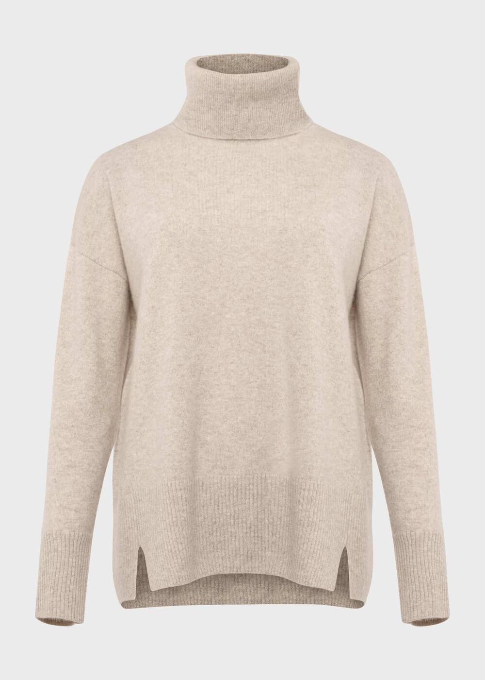 Dahlia Cashmere Sweater, Oatmeal, hi-res