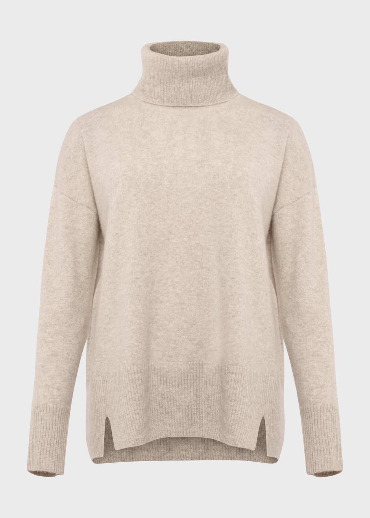 Dahlia Cashmere Sweater, Oatmeal, hi-res