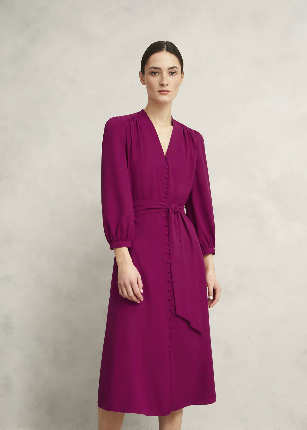 Magnolia Dress, Cerise Pink, hi-res