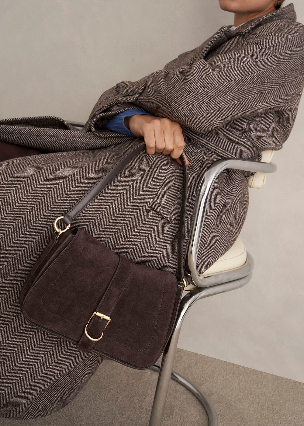 Wren Crossbody Bag, Chocolate Brown, hi-res