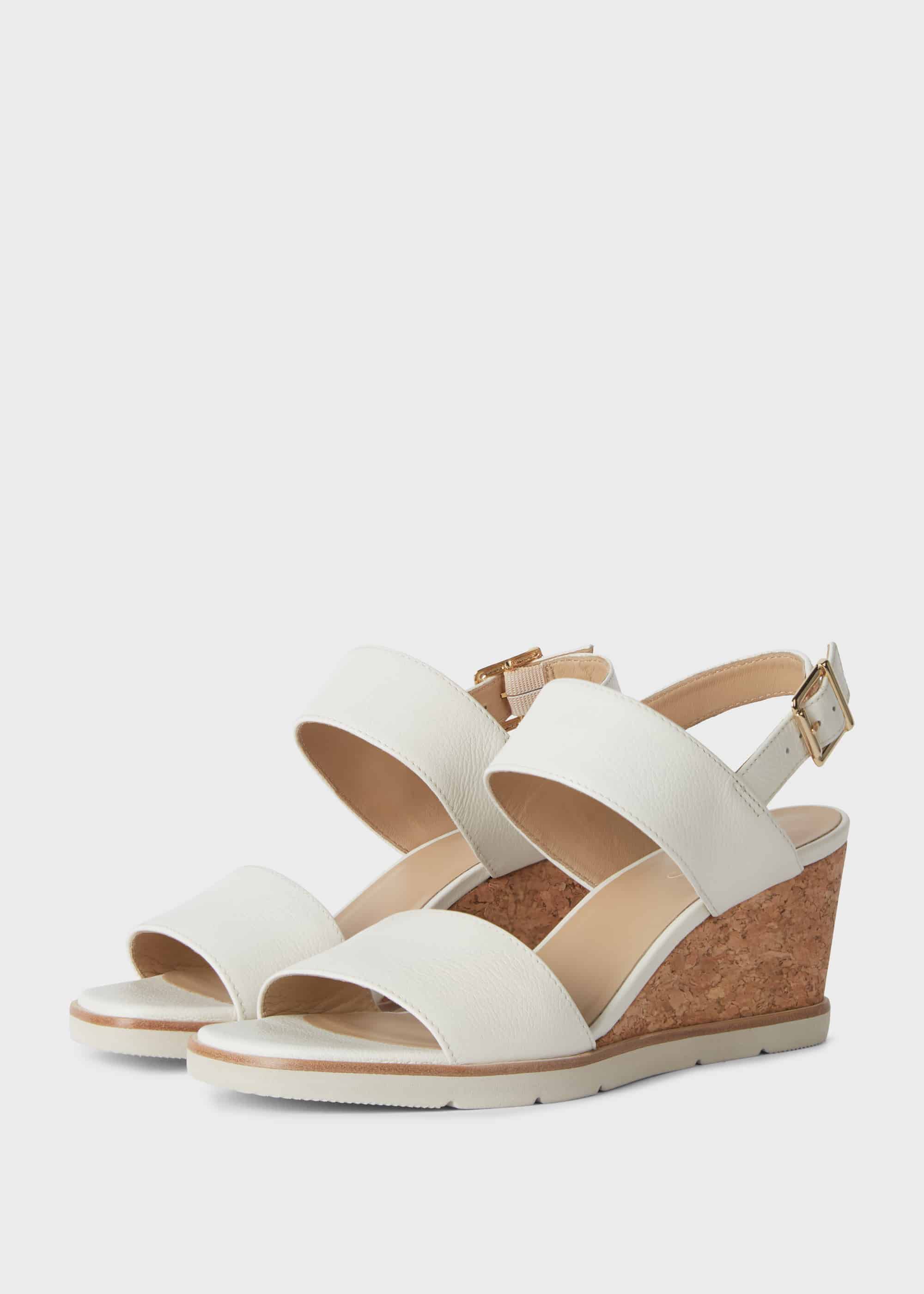 hobbs white sandals