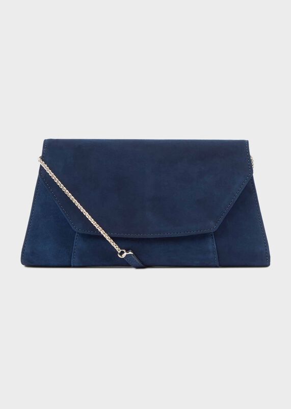 Cartmel Suede Clutch Bag