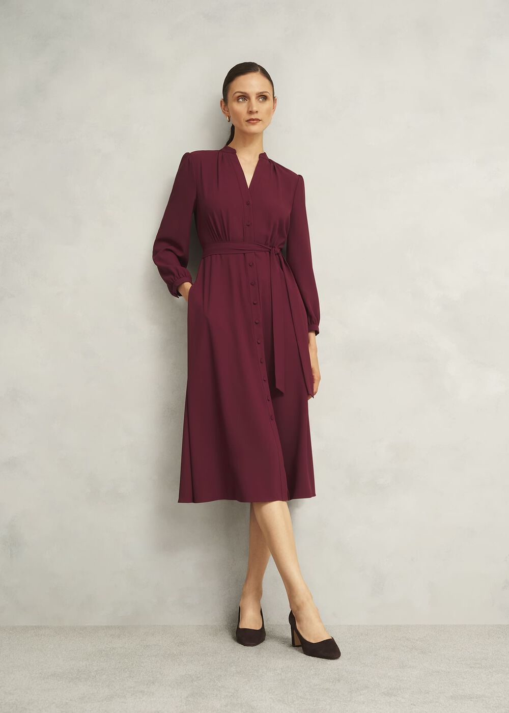 Peony Dress, Beryl Red, hi-res