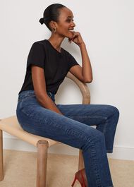 Iva Crop Jeans, Mid Wash, hi-res