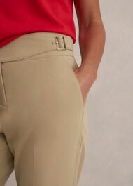 Leila Straight Leg Trousers, Fawn Beige, hi-res