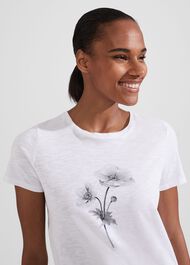 Shelby Floral T-Shirt, White, hi-res