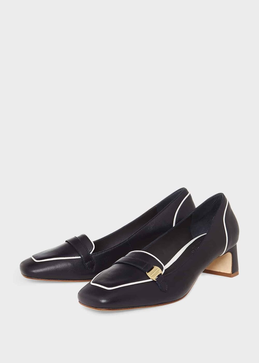 Carolina Block Heel, Navy, hi-res