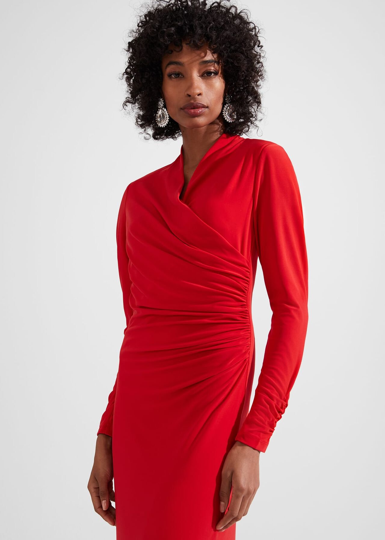 Vida Dress, Garnet Red, hi-res