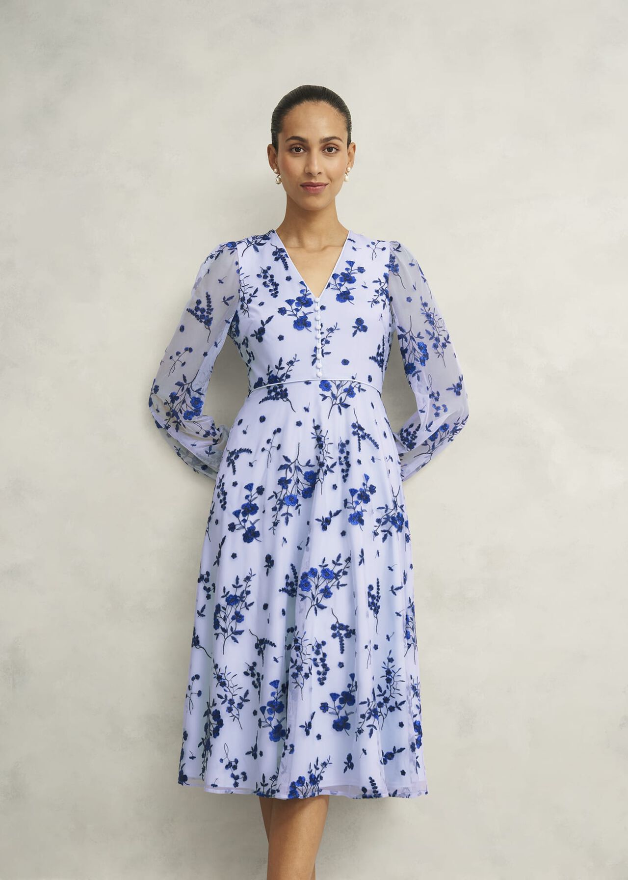 Hobbs Ella Embroidered Dress Hobbs Ella Embroidered Dress