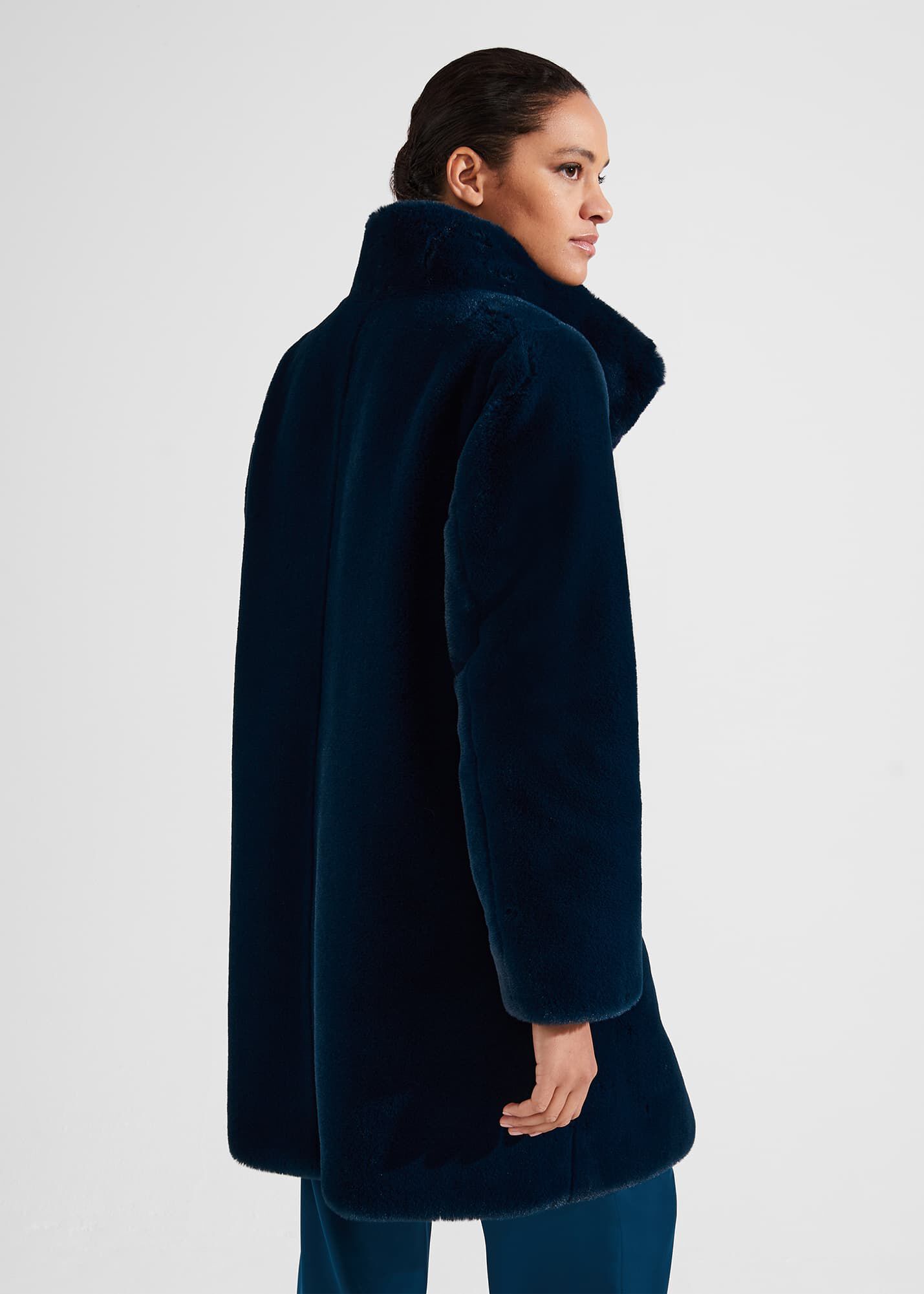 Velvet mina 2025 faux fur coat