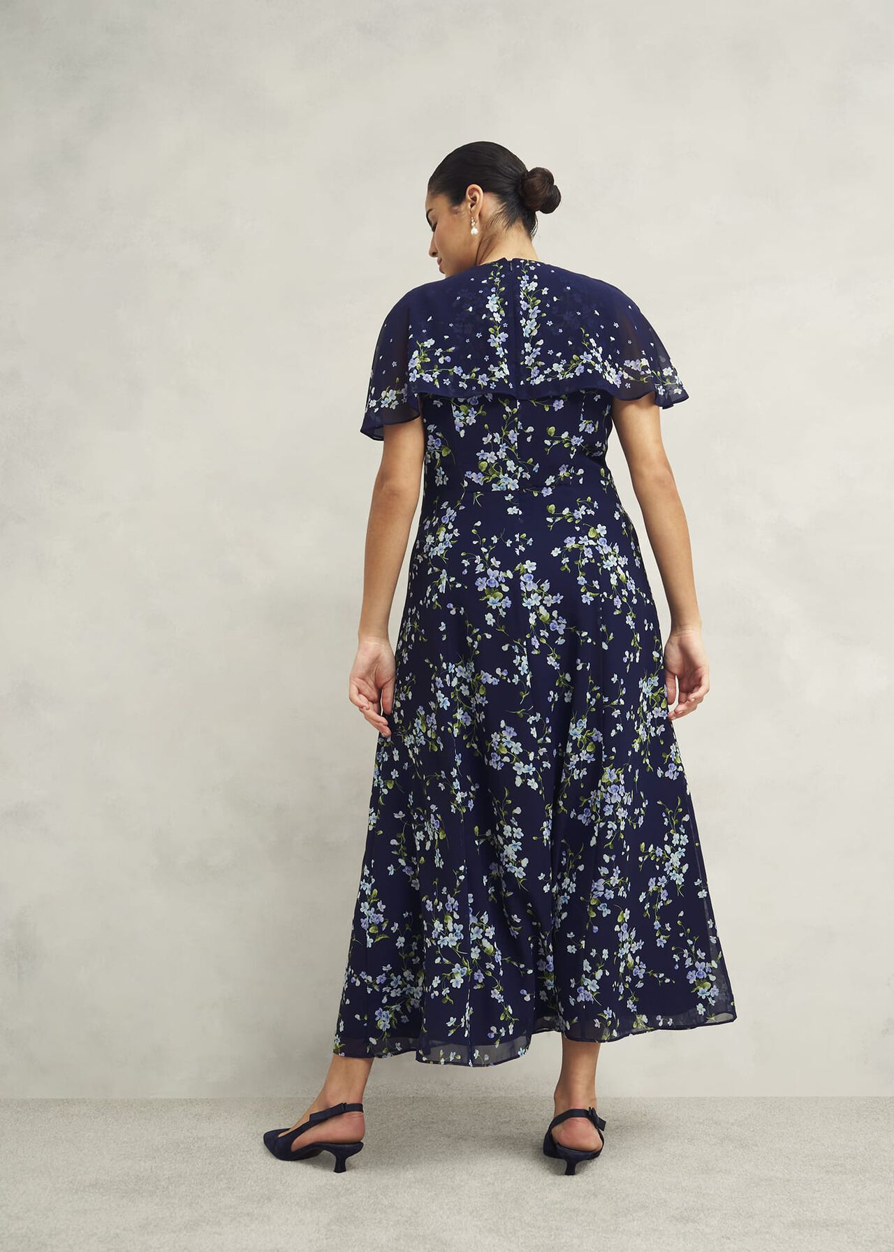 Petite Rosella Dress, Midnight Multi, hi-res