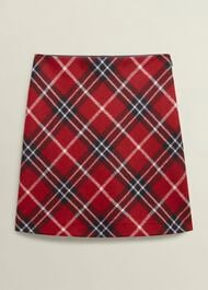 Teia Wool Skirt, Red Multi, hi-res